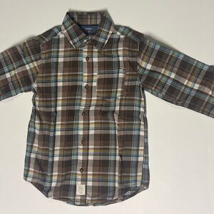 Carter's Boys Size 7 Plaid Button-Down Shirt